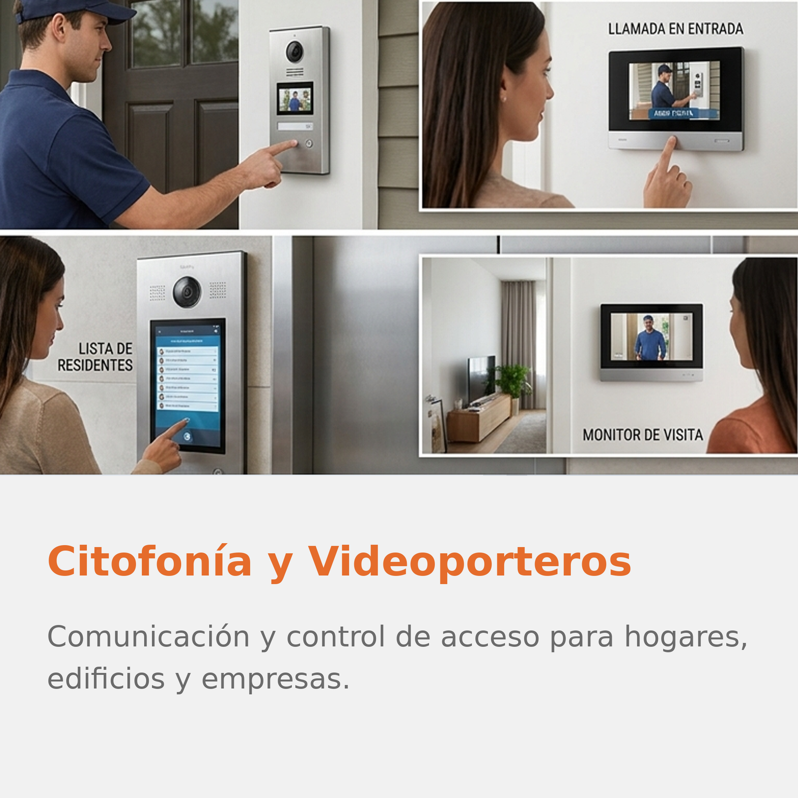 Citofonía y Videoporteros